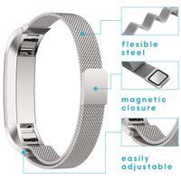 imoshion Milanese Watch Armband Fitbit Alta (HR) - Silber