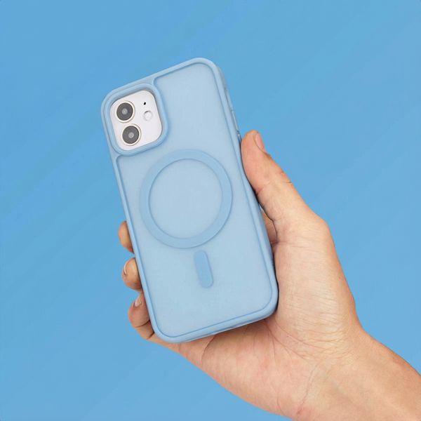 imoshion Color Guard Back Cover mit MagSafe Apple iPhone 12 (Pro) - Hellblau