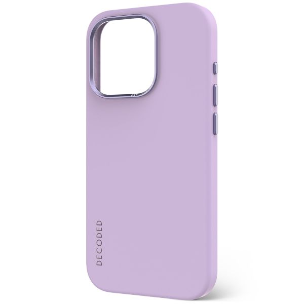 Decoded Silikon-Case MagSafe für das iPhone 15 Pro - Violett