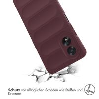 imoshion EasyGrip Back Cover für das Oppo A18 / Oppo A38 - Aubergine