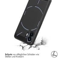 imoshion Brushed Back Cover Nothing Phone (2) - Schwarz