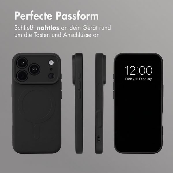 imoshion Color Back Cover mit MagSafe Apple iPhone 18 Pro / 17 Pro - Schwarz
