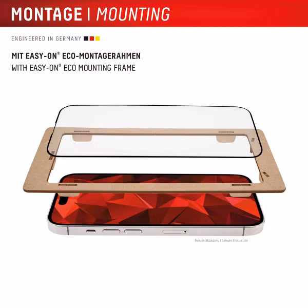 Displex Bildschirmschutzfolie Real Glass Full Cover Samsung Galaxy S25 Edge