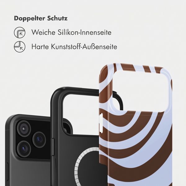 Selencia Vivid Rückabdeckung mit MagSafe Apple iPhone 17 Pro Max - Dream Swirl Chocolate