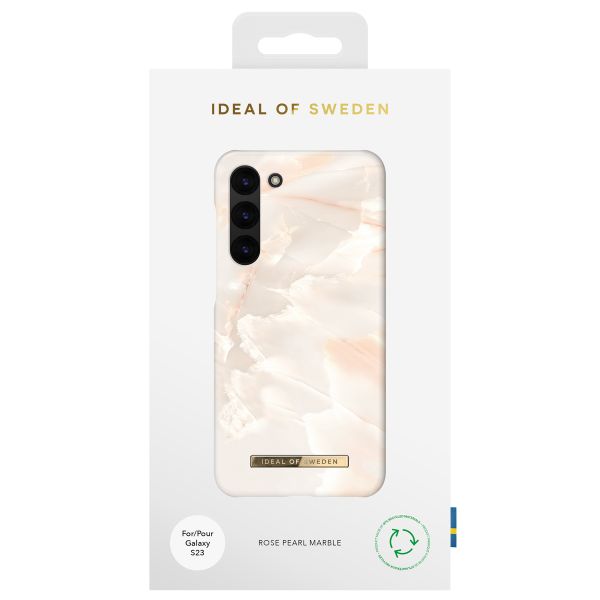 iDeal of Sweden Fashion Back Case Samsung Galaxy S23 - Rose Marble