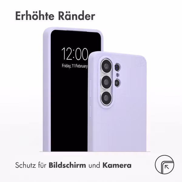 Accezz Liquid Silikoncase mit MagSafe Samsung Galaxy S26 Ultra - Violett