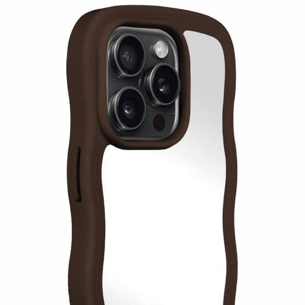 Holdit Wavy Case Apple iPhone 14 Pro - Chocolate Mirror