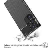 imoshion Carbon-Hülle für das Samsung Galaxy S23 Ultra - Schwarz