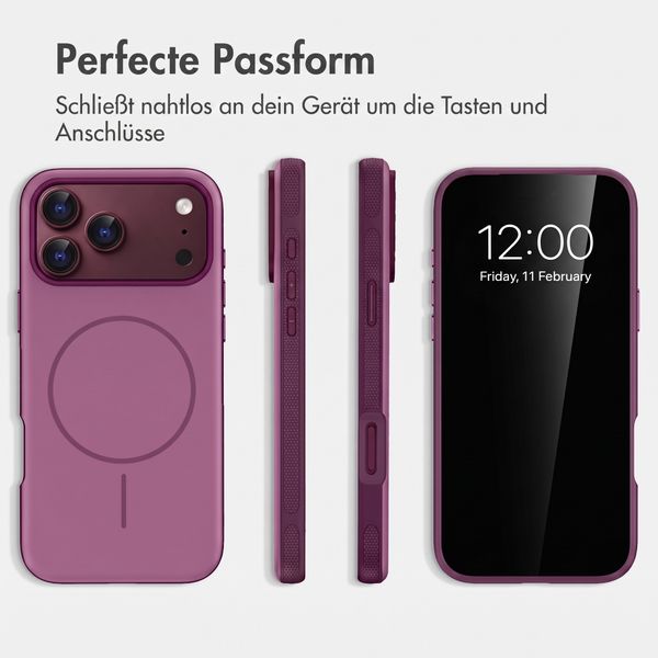 imoshion Color Backcover mit Thin MagSafe Ring Apple iPhone 18 Pro / 17 Pro - Violett
