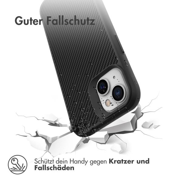 imoshion Rugged Hybrid Carbon Case für das iPhone 14 - Schwarz