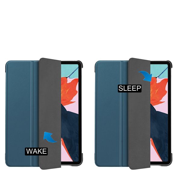 imoshion Trifold Klapphülle Apple iPad Air 11 Zoll (2025) M3 / (2024) M2 / Air 5 (2022) / Air 4 (2020) - Dunkelgrün