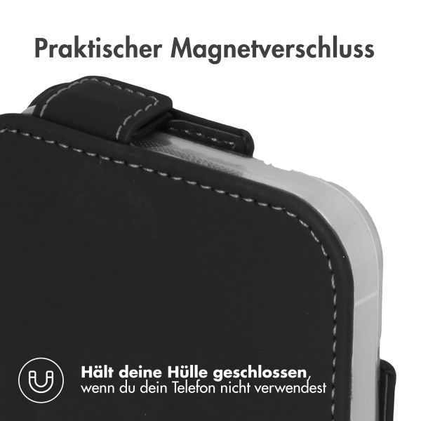 Accezz Flip Case für das iPhone 14 Plus - Schwarz