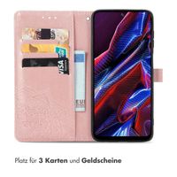 imoshion Mandala Klapphülle für das Xiaomi Poco X5 5G - Rose Gold