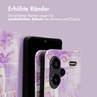 imoshion Design Klapphülle Xiaomi Redmi Note 13 Pro Plus (5G) - Purple Marble
