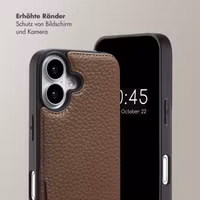 Selencia Nova HandyHülle mit Kordel und Kartenhalter Apple iPhone 16 - Mocha Brown