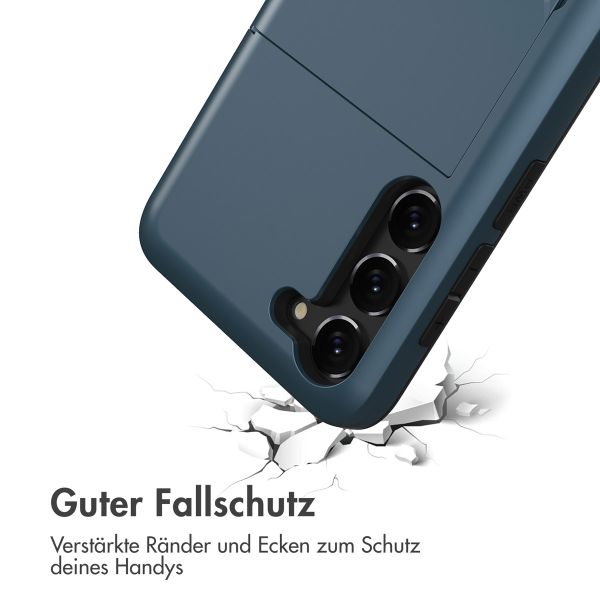 imoshion Backcover mit Kartenfach für das Samsung Galaxy S23 - Dunkelblau