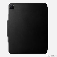 Nomad Leather Folio case Apple iPad Air 13 Zoll (2025) M3 / (2024) M2 / iPad Pro 12.9 (2018/2020/2021/2022) - Schwarz