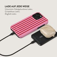 Burga Magnetische Powerbank 5.000 mAh - MagSafe und Qi2 - Favorite Bikini / Gunmetal