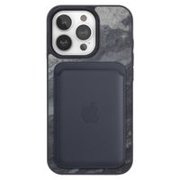 Woodcessories Bumper Case MagSafe für das iPhone 15 Pro Max - Stone Camo Gray Black