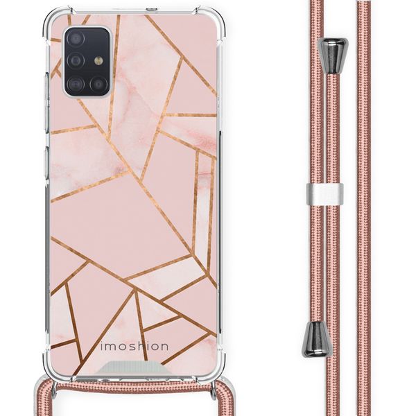 imoshion Design Hülle mit Band für das Samsung Galaxy A51 - Pink Graphic