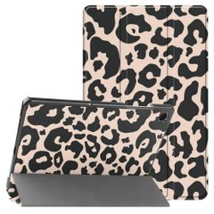 imoshion Design Trifold Klaphülle Samsung Galaxy Tab A11 Plus - Leopard