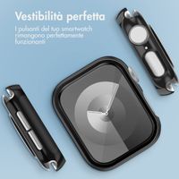 imoshion Full Cover glänzendes Hard Case Apple Watch 4 / 5 / 6 / SE - 44 mm - Schwarz
