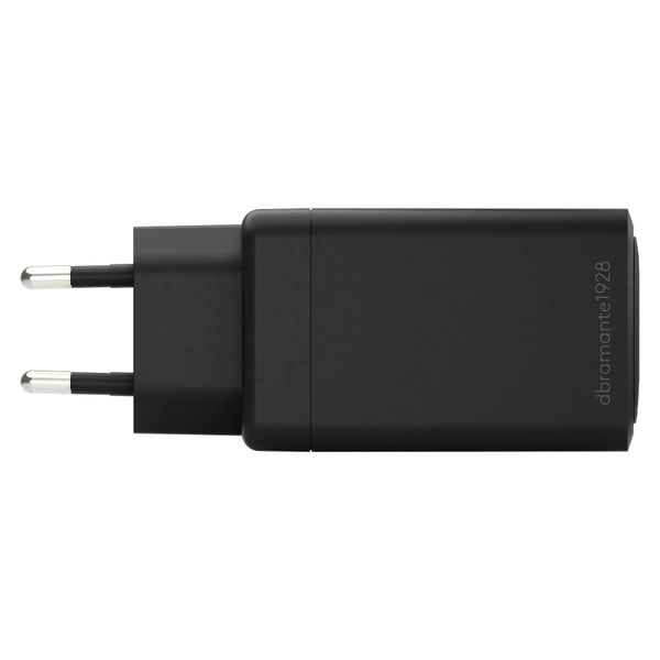 dbramante1928 Re-charge Ladegerät 2x USB-C 65 W und USB-A 18 W - Schwarz