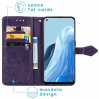 imoshion Mandala Klapphülle Oppo Find X5 Lite 5G - Violett