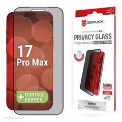 Displex Displayschutz aus gehärtetem Glas Privacy Apple iPhone 17 Pro Max