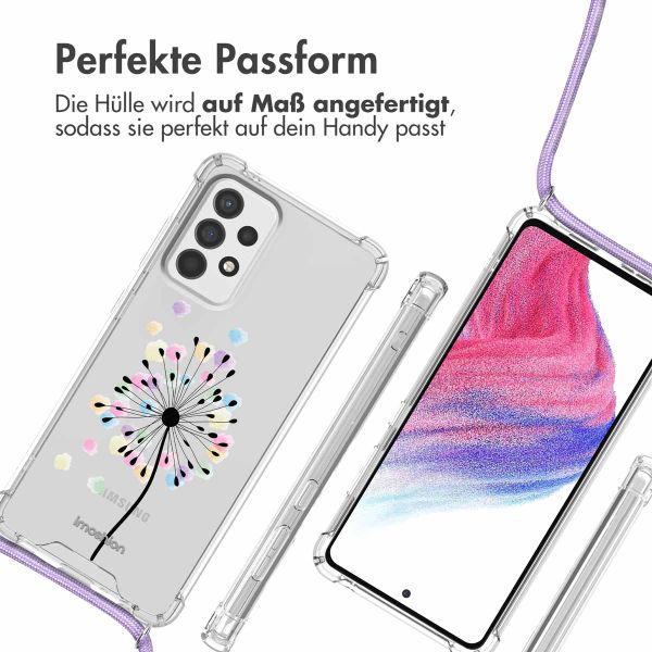 imoshion Design Hülle mit Band für das Samsung Galaxy A53 - Sandstone Dandelion