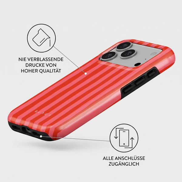 Burga Tough Back Cover MagSafe Apple iPhone 17 Pro Max - Pomegranate