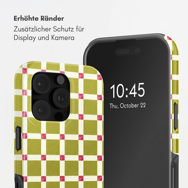 Selencia Vivid Rückabdeckung mit MagSafe Apple iPhone 16 Pro Max - Check This Olive