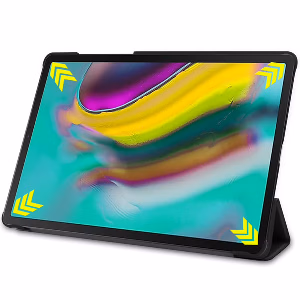 imoshion Trifold Klapphülle Samsung Galaxy Tab S5e - Schwarz