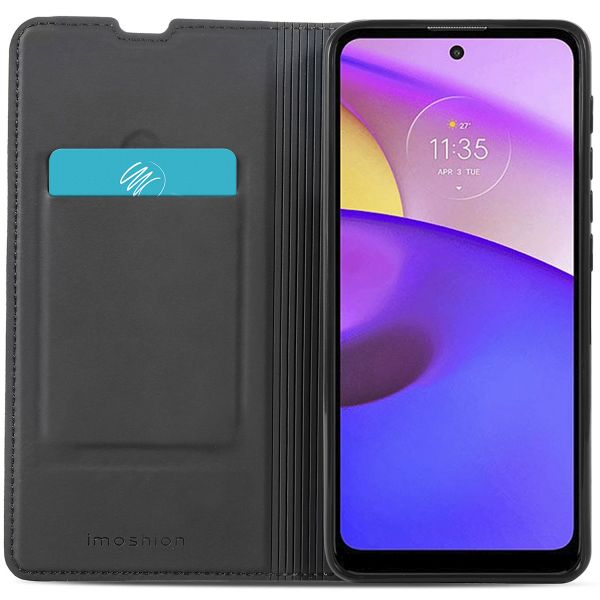 imoshion Slim Folio Klapphülle für das Motorola Moto E30 / E40 - Schwarz