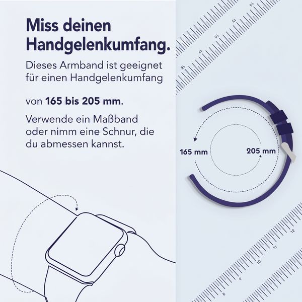 Apple Leather Link Armband für  Apple Watch | 44/45/46/49 mm - Größe M/L - Umber