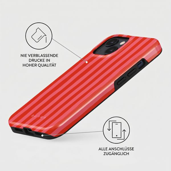 Burga Tough Back Cover MagSafe Apple iPhone 14 - Pomegranate