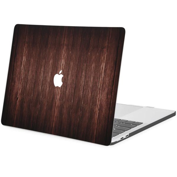 imoshion Design Laptop Cover MacBook Pro 13 Zoll (2016-2019) - A1708 / A2159 - Dark Brown Wood