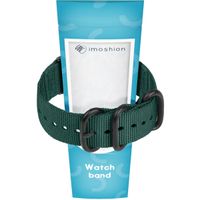 imoshion Nylonarmband für das Apple Watch Series 1-10 / SE / Ultra (2) - 42/44/45/46/49 mm - Dunkelgrün