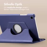 imoshion 360° drehbare Klapphülle Samsung Galaxy Tab A8 - Dunkelblau