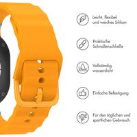 imoshion Wave Silikonarmband für das  Samsung Galaxy Watch 8 (40/44mm) / Classic (46mm) - Gelb