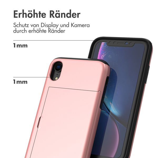 imoshion Backcover mit Kartenfach Apple iPhone Xr - Rosé gold