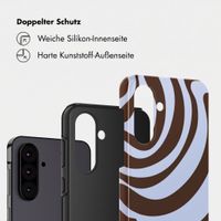 Selencia Vivid Back Cover Samsung Galaxy A36 / A56 - Dream Swirl Chocolate