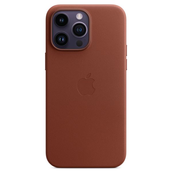 Apple Leder-Case MagSafe für das iPhone 14 Pro Max - Umber