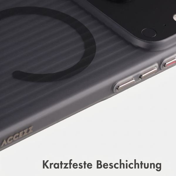 Accezz Lite Backcover mit MagSafe | Fluted | Apple iPhone 18 Pro Max / 17 Pro Max - Grau