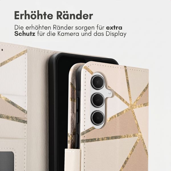 imoshion Design Klapphülle Samsung Galaxy A36 - Beige Graphic