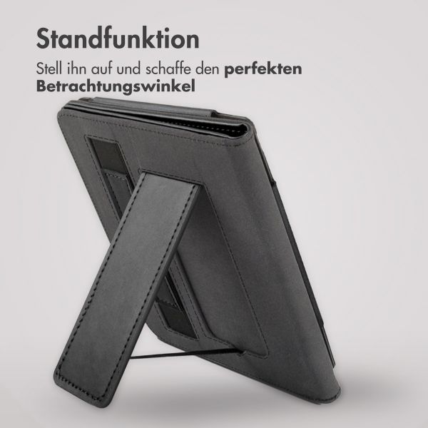 imoshion Klapphülle Sleepcover mit strap und stand für das Kobo Clara Colour / Clara BW / Tolino Shine 5 / Shine Color - Schwarz