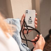 imoshion Design Hülle mit Band für das Samsung Galaxy A41 - Live Laugh Love