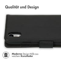 imoshion Luxuriöse Klapphülle Schwarz für das iPhone Xr