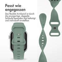 imoshion Silikon-Armband⁺ für  Apple Watch Series 1 t/m 11 / SE / Ultra (44/45/46/49 mm) - Größe M/L - Pine
