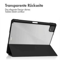 imoshion Trifold Hardcase Klapphülle Apple iPad Pro 12.9 (2018/2020/2021/2022) - Schwarz